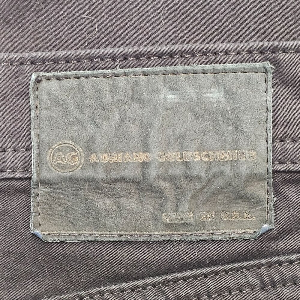 AG Adriano Goldschmied Protege Straight Leg Sueded Pants 31/33 - Picture 6 of 8
